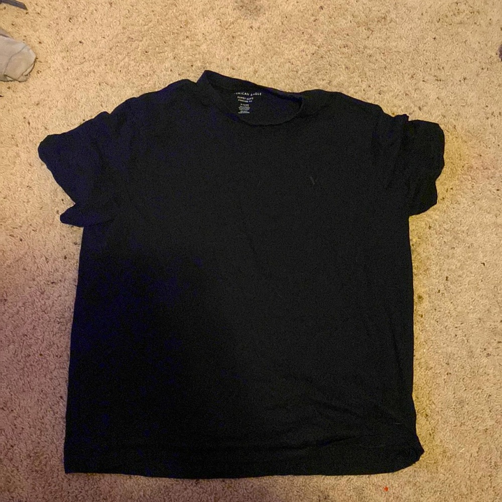 Black American eagle shirt